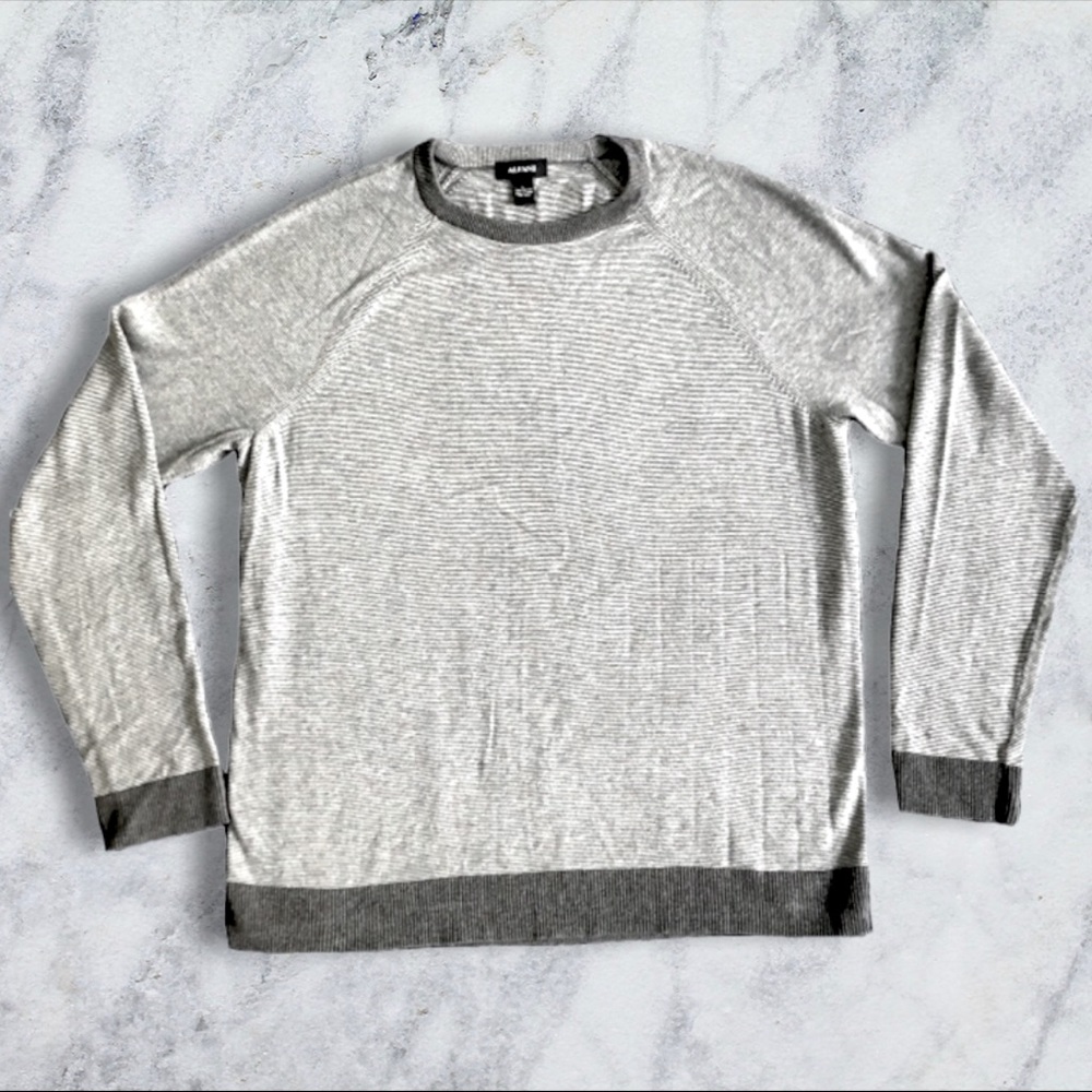 Alfani Crewneck Cotton Sweater L